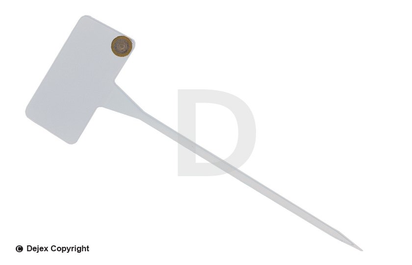 53cm WHITE ANGLED HEAD LABELS (SL500)