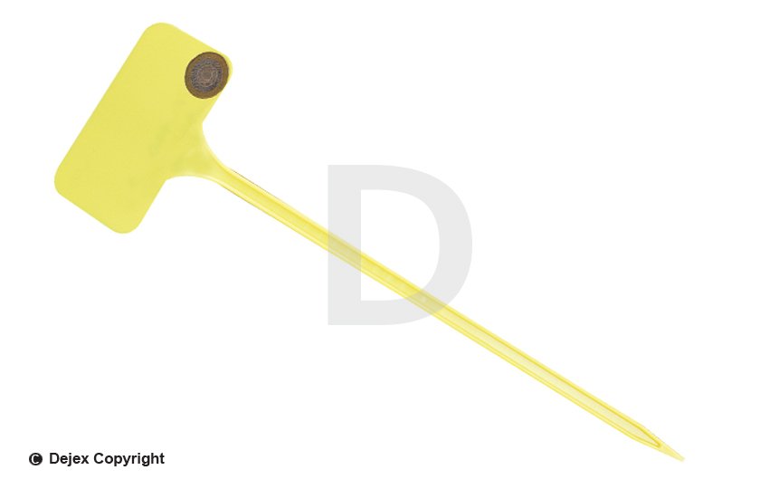 44cm YELLOW ANGELED HEAD LABELS (SL440)