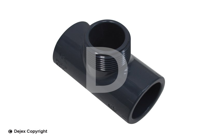 32mm X 1"M X 32mm PVC TEE
