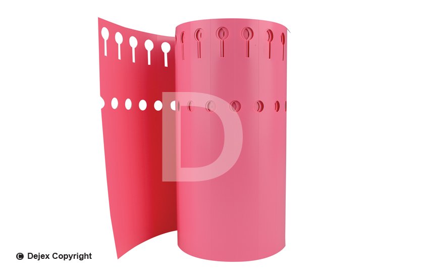 16cm PINK LOOP LOCK LABELS