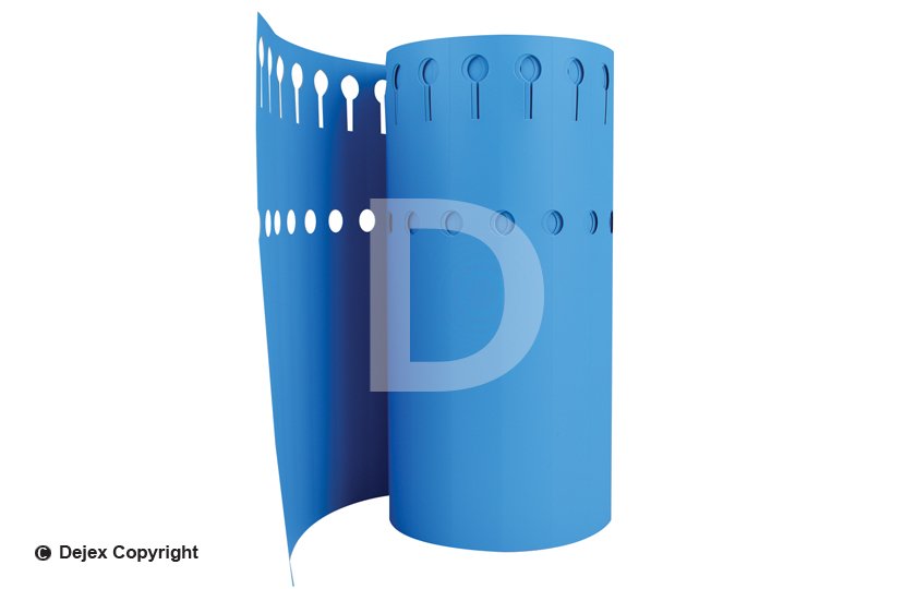 16cm BLUE LOOP LOCK LABELS